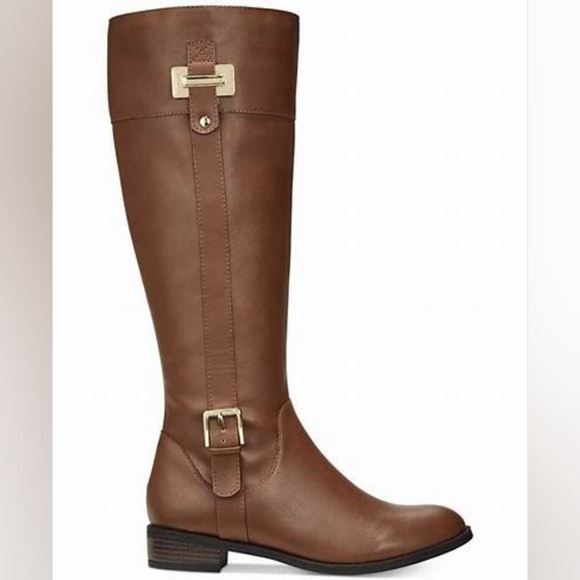 Karen Scott Shoes - Karen Scott Deliee Cognac Riding Boots